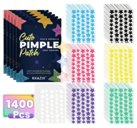 Multi-colored Star Shaped Pimple Patches