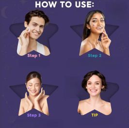 Multi-colored Star Shaped Pimple Patches