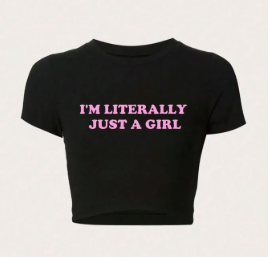 Cute Trendy Cropped Tees