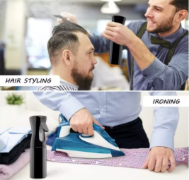 200ml Hairdressing Spray Bottle Barber Hair High Pressure Water Can Salon Refill Bottle Beauty Atomizer Container